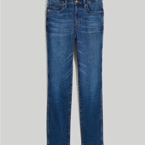 MADEWELL Tall Stovepipe High Rise Jean Pendelton Stretch 31T